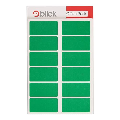 Blick Etiketten (25 x 50 mm, Vorteilspackung) 320 Stück grün von Blick