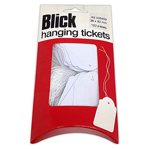 Blick Hanging Tickets - Packung mit 200-28mm x 43mm Blick Hanging Tickets - Packung mit 200-28mm x 43mm von Blick