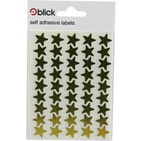 Blick Label Metal Star Gold 14mm Pack of 135 RS025351 von Blick