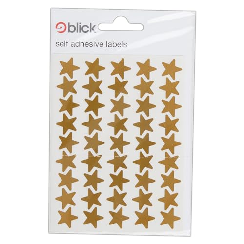 Blick Metallic Stars 14mm (135er Pack) - Gold von Blick