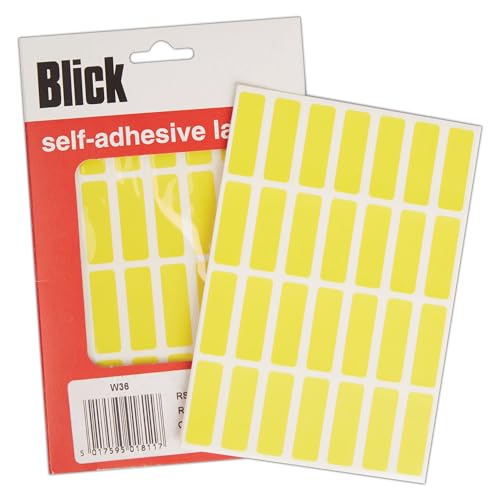 Blick Office Etiketten (12 x 38 mm) gelb von Blick