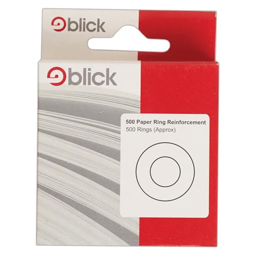 Blick RS222255 Verstärkungsringe aus Papier, pro Spenderbox, 500 Stück Blick RS222255 Verstärkungsringe aus Papier, pro Spenderbox, 500 Stück von Blick