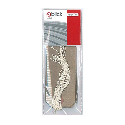 Blick Tags 120mm x 60mm - 10er Pack - buff von Blick