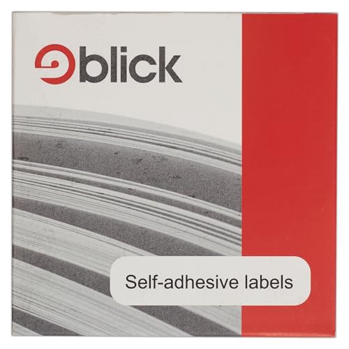 Blick Weiße Etiketten (12 x 44 mm, Spenderbox) von Blick