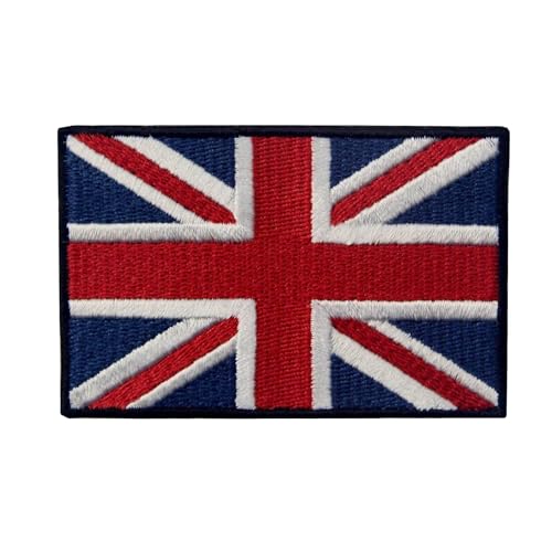 British Flag Patch, England UK Great Britain Flag Patch, Funny Meme Moral Patch, Moral Patch, Military Patch, Hook & Loop, Emblem für taktische Rucksäcke, Kleidung, Jeans, Hüte, Taschen, Helme, von Blimark