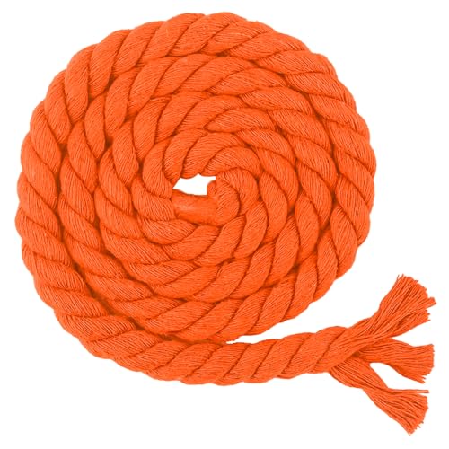Makramee Garn Kordelband Baumwollkordel 8/10/12/20mm X 10m Baumwollseil Dicke Rope Garn Baumwollgarn, Geflochten Für DIY Handwerk, Basteln, Makramee Wandbehang, Vorhang (C,8mm*10m) von BlissFabrics