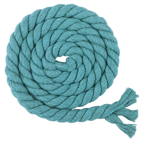 Makramee Garn Kordelband Baumwollkordel 8/10/12/20mm X 10m Baumwollseil Dicke Rope Garn Baumwollgarn, Geflochten Für DIY Handwerk, Basteln, Makramee Wandbehang, Vorhang (I,8mm*10m) von BlissFabrics