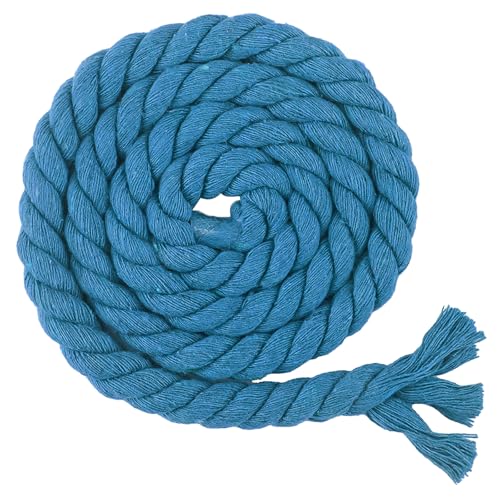 Makramee Garn Kordelband Baumwollkordel 8/10/12/20mm X 10m Baumwollseil Dicke Rope Garn Baumwollgarn, Geflochten Für DIY Handwerk, Basteln, Makramee Wandbehang, Vorhang (J,8mm*10m) von BlissFabrics