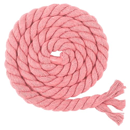 Makramee Garn Kordelband Baumwollkordel 8/10/12/20mm X 10m Baumwollseil Dicke Rope Garn Baumwollgarn, Geflochten Für DIY Handwerk, Basteln, Makramee Wandbehang, Vorhang (L,8mm*10m) von BlissFabrics