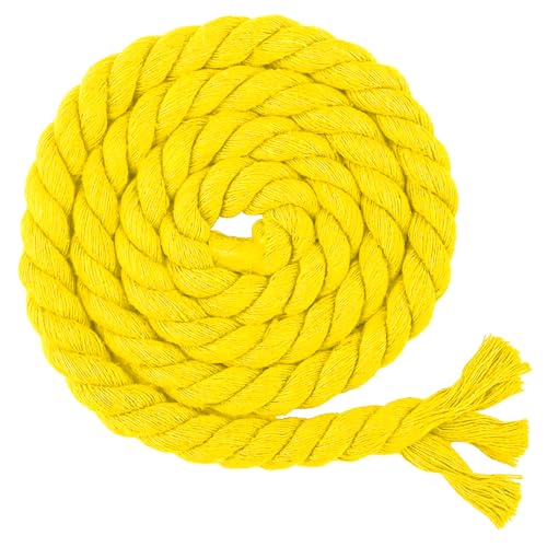 Makramee Garn Kordelband Baumwollkordel 8/10/12/20mm X 10m Baumwollseil Dicke Rope Garn Baumwollgarn, Geflochten Für DIY Handwerk, Basteln, Makramee Wandbehang, Vorhang (M,10mm*10m) von BlissFabrics