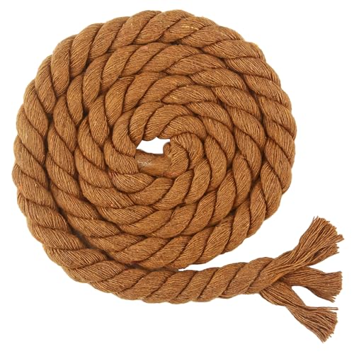 Makramee Garn Kordelband Baumwollkordel 8/10/12/20mm X 10m Baumwollseil Dicke Rope Garn Baumwollgarn, Geflochten Für DIY Handwerk, Basteln, Makramee Wandbehang, Vorhang (U,10mm*10m) von BlissFabrics