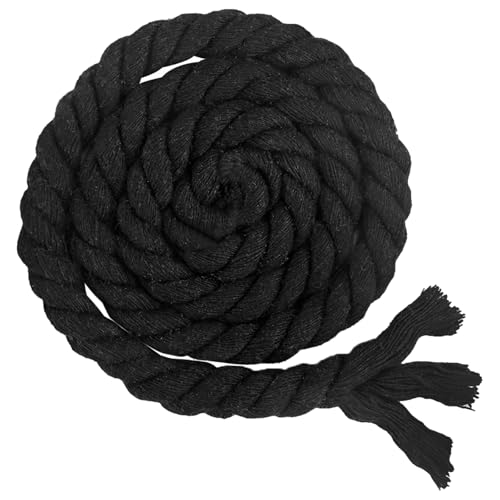 Makramee Garn Kordelband Baumwollkordel 8/10/12/20mm X 10m Baumwollseil Dicke Rope Garn Baumwollgarn, Geflochten Für DIY Handwerk, Basteln, Makramee Wandbehang, Vorhang (V,8mm*10m) von BlissFabrics