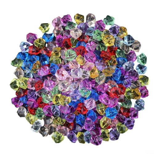 Bunte Acrylsteine für Schmuckherstellung und Bastelprojekte, 200 Stück (Farbe) von BlissfulAbode