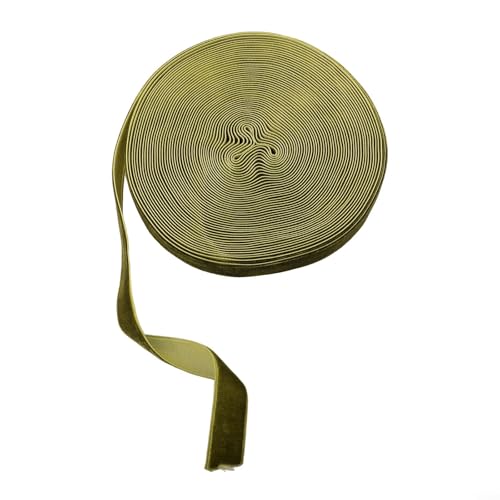 Flexibles 10 m langes Weihnachtsdekorationsband zum Basteln schöner Schleifen (1,5 cm, hellgrün) von BlissfulAbode