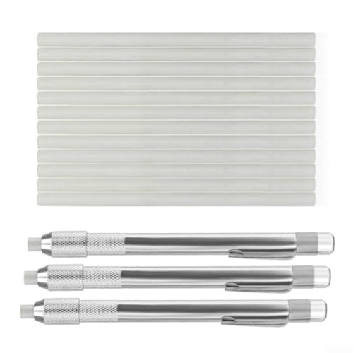 Speckstein Rundhalter und Stift Set zum einfachen Markieren in industriellen Fertigungs- und Schweißprojekten (3 Stück + 15 Kern) von BlissfulAbode