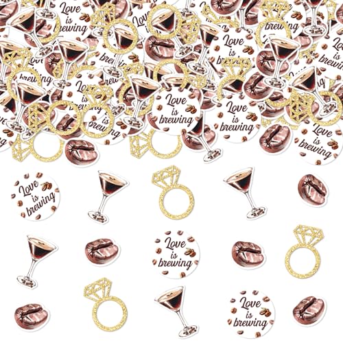 200 Stück Espresso Martini Junggesellinnenabschied Konfetti Love is Brewing Diamant Tisch Glitzer Konfetti Martini Thema Tischdekoration für Brautparty Verlobung Party Dekor Supplies 200 Stück Espresso Martini Junggesellinnenabschied Konfetti Love is Brewing Diamant Tisch Glitzer Konfetti Martini Thema Tischdekoration für Brautparty Verlobung Party Dekor Supplies von Blisstock