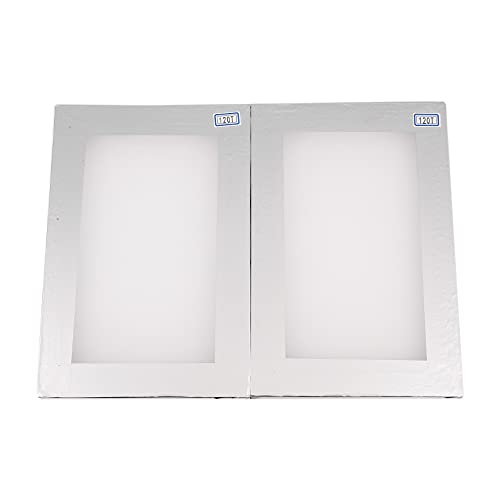 Blmirror 2 StüCke A4 Sieb Druck Aluminium Rahmen Gestreckt 120T Sieb Druck Polyester Sieb für Leiter Platten von Blmirror
