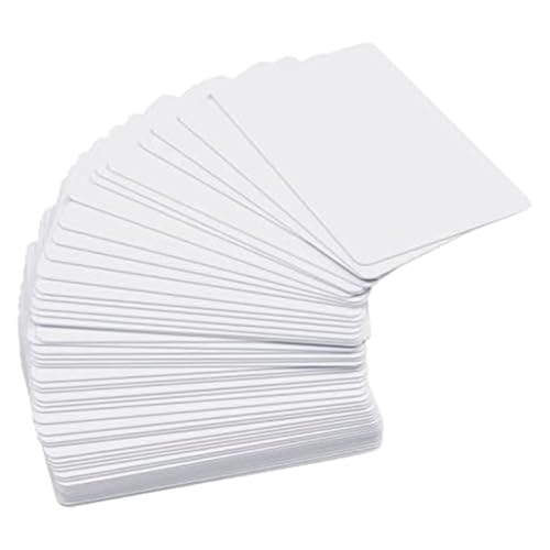 Blmirror 50er-Pack Premium-PVC-Karten, CR80 30Mil, Weiße Plastikkarten in Grafikqualität für Foto-ID-Ausweisdrucker Blmirror 50er-Pack Premium-PVC-Karten, CR80 30Mil, Weiße Plastikkarten in Grafikqualität für Foto-ID-Ausweisdrucker von Blmirror