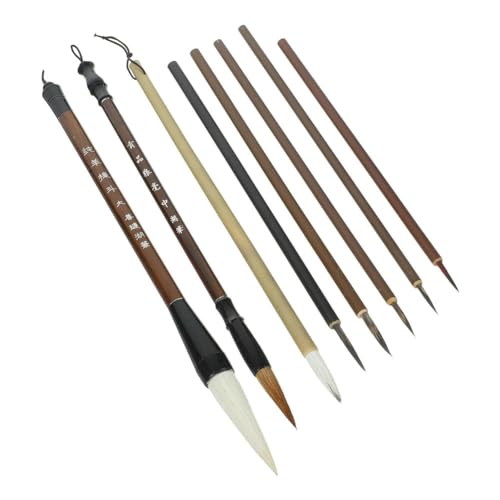 Blmirror Chinesische Kalligraphie-Pinsel, Kalligraphie-Set für Anfänger, Traditioneller Chinesischer Pinsel, Malpinsel, 1 Set Blmirror Chinesische Kalligraphie-Pinsel, Kalligraphie-Set für Anfänger, Traditioneller Chinesischer Pinsel, Malpinsel, 1 Set von Blmirror