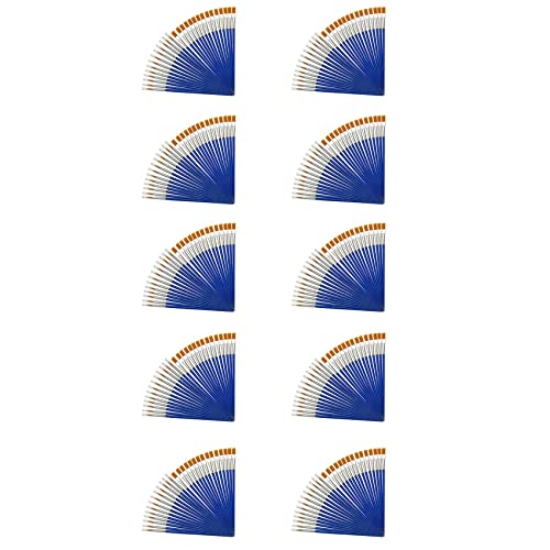 Bloepum 1000-teiliges Kinder-Pinsel-Set für Aquarell-, Ölgemälde, flach + spitzer Pinsel für Körper, Gesicht, Nagelkunst Bloepum 1000-teiliges Kinder-Pinsel-Set für Aquarell-, Ölgemälde, flach + spitzer Pinsel für Körper, Gesicht, Nagelkunst von Bloepum