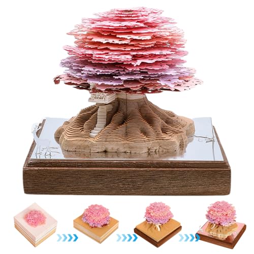 Artsy Pads Kalender, 3D Artsy Pads 258 Blätter 3D -Notizblock mit LED -Licht & klare Abdeckung, Kirschblütenbaumpapier -Schnitzer 3D -Memo -Pad Desktop -Ornament für Kinder, 3D -Memo -Pad, Style 1 1 Artsy Pads Kalender, 3D Artsy Pads 258 Blätter 3D -Notizblock mit LED -Licht & klare Abdeckung, Kirschblütenbaumpapier -Schnitzer 3D -Memo -Pad Desktop -Ornament für Kinder, 3D -Memo -Pad, Style 1 1 von Blogiiup
