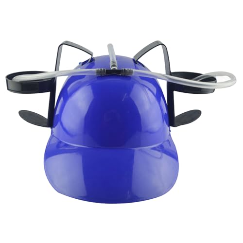 Bierhut trinken Hut Fun Drink Hut Safer Plastik -Trinkhelm mit Dose Halter und Stroh, lustiger Hut für Bier Soda Party Fußballspiele Neuheit Geschenk Blau Bierhut trinken Hut Fun Drink Hut Safer Plastik -Trinkhelm mit Dose Halter und Stroh, lustiger Hut für Bier Soda Party Fußballspiele Neuheit Geschenk Blau von Blogiiup
