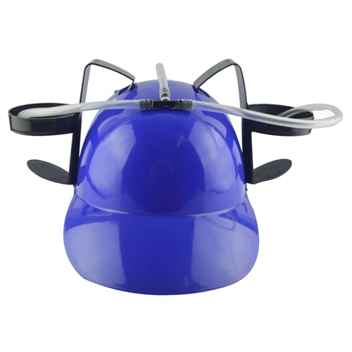 Biertrinkhut, Bierhut Trinkhut Spaß Trinken Hut Safer Plastik -Trinkhelm mit Dose Halter und Stroh, lustiger Hut für Bier Soda Party Fußballspiele Neuheit Geschenk Blau, Trinken Helm Biertrinkhut, Bierhut Trinkhut Spaß Trinken Hut Safer Plastik -Trinkhelm mit Dose Halter und Stroh, lustiger Hut für Bier Soda Party Fußballspiele Neuheit Geschenk Blau, Trinken Helm von Blogiiup
