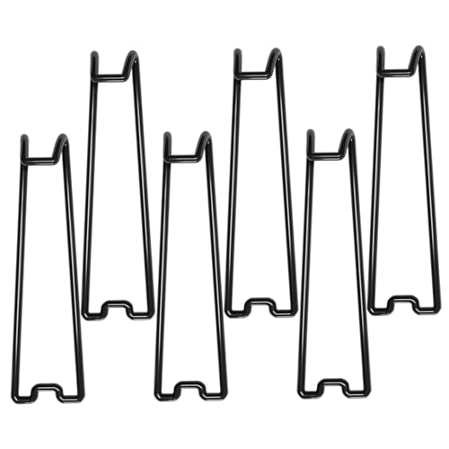 Blogiiup Bildständer, 6pcs Bilderrahmenstand, 7 Zoll Metall mit Selbstklebendem, robustem und stabilem Fotolehalter, perfekt für Verschiedene Rahmengrößen, schwarz Blogiiup Bildständer, 6pcs Bilderrahmenstand, 7 Zoll Metall mit Selbstklebendem, robustem und stabilem Fotolehalter, perfekt für Verschiedene Rahmengrößen, schwarz von Blogiiup