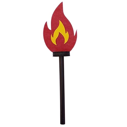 Blogiiup Gefälschte Torten 19x5 Torch Requisite Vivid niedliche hölzernen Fälschung für Kinder Handheld Flameless Party Dekorationen für Sportwettbewerb, Requisite Blogiiup Gefälschte Torten 19x5 Torch Requisite Vivid niedliche hölzernen Fälschung für Kinder Handheld Flameless Party Dekorationen für Sportwettbewerb, Requisite von Blogiiup