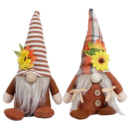 Blogiiup Gnomes Dekorationen für Zuhause, 2pcs Fall Gnomes Mädchen und Junge Plüsch mit Ahornblatt Sonnenblume Ernte Thanksgiving Dekorationen für abgestufte Tabletttisch Zuhause, Dekor, Dekor Blogiiup Gnomes Dekorationen für Zuhause, 2pcs Fall Gnomes Mädchen und Junge Plüsch mit Ahornblatt Sonnenblume Ernte Thanksgiving Dekorationen für abgestufte Tabletttisch Zuhause, Dekor, Dekor von Blogiiup