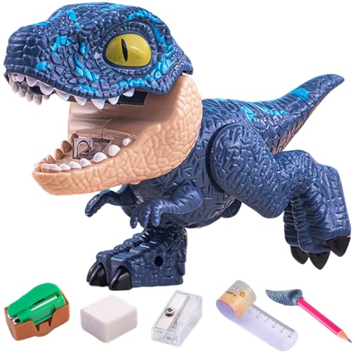 Dinosaurier Bleistift -Gehäuse -Set, 5 in 1 Briefpapiersets umfasst Herrscher, Bleistift, Spitzer, Bindungsmaschine, Radiergummi Dinosaur Toys Schülern für Jungen Mädchen, Sonderfall Dinosaurier Bleistift -Gehäuse -Set, 5 in 1 Briefpapiersets umfasst Herrscher, Bleistift, Spitzer, Bindungsmaschine, Radiergummi Dinosaur Toys Schülern für Jungen Mädchen, Sonderfall von Blogiiup