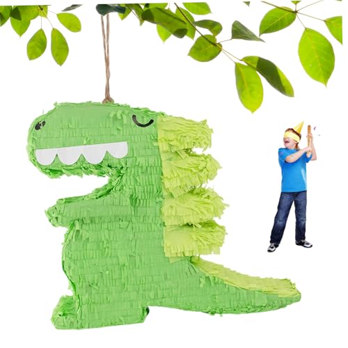 Dinosaurier Pinatas, 17x15x3 Zoll niedliche Cartoon Papier Dinosaurier -Party -Dekorationen, Hängende Pinatas für Geburtstagsfeier Mädchen Jungen Innen im Freien, zum Geburtstag von Blogiiup