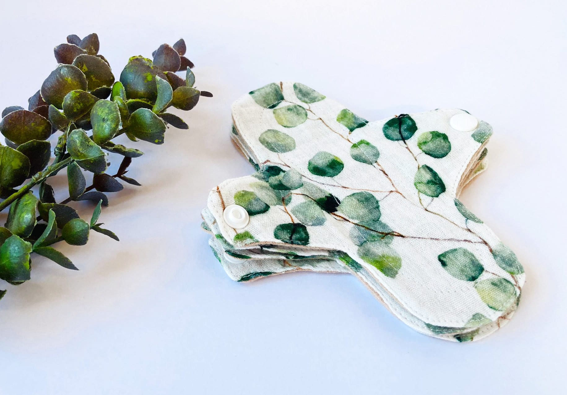 Dünnes Slipeinlagen-Set Für Den Täglichen Gebrauch, Wiederverwendbare Damenbinden, Bio-Baumwolltuchpads, Kleine Slipeinlagen, Zero Waste Geschenk von BloomPads