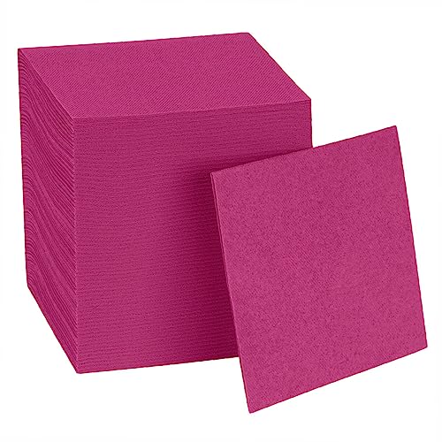 Einweg-Cocktail-Servietten, Papier, 10,2 x 10,2 cm, hochwertige leinenähnliche Getränke-Party, quadratische Papierservietten, Packung für Bar, Café, Restaurant, Weihnachten, Geburtstag, Hochzeit, von BloominGoods