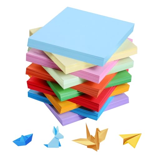 100 Stück A5 farbiges Papier, DIY Kunst, handgefertigtes Origami-Papier, Regenbogenfarben, Pastellfarben, Kartendrucker und Zeichenkarte, mehr Spaß, Basteln, Dekorieren, Faltpapier, 70 g/m² 100 Stück A5 farbiges Papier, DIY Kunst, handgefertigtes Origami-Papier, Regenbogenfarben, Pastellfarben, Kartendrucker und Zeichenkarte, mehr Spaß, Basteln, Dekorieren, Faltpapier, 70 g/m² von Bloomique