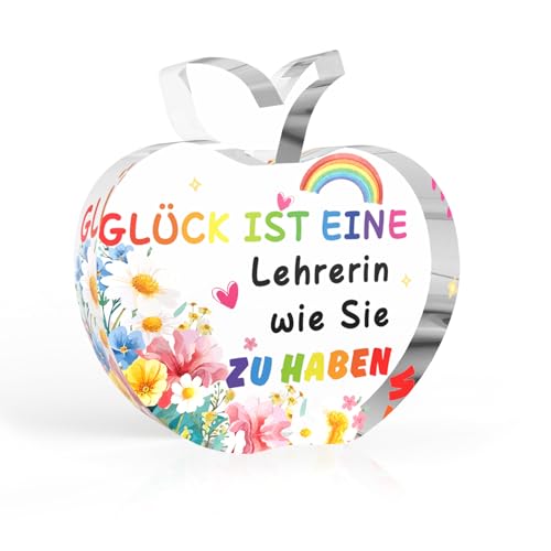 Lehrerin Geschenk,Geschenk Lehrerin,Abschiedsgeschenk Lehrerin Grundschule,Geschenk Für Lehrerin,Geschenke Für Lehrerinnen,Geschenk Lehrerin Grundschule,Beste Lehrerin Geschenk Acryl-Plakette von Bluckincle