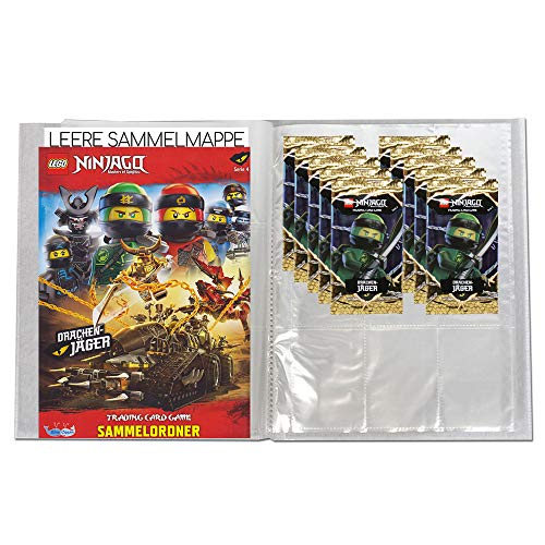 Blue Ocean Lego Ninjago - Serie 4 Trading Cards - 1 Leere Sammelmappe + 10 Booster - Deutsch Blue Ocean Lego Ninjago - Serie 4 Trading Cards - 1 Leere Sammelmappe + 10 Booster - Deutsch von Blue Ocean