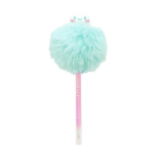Blue Sky Studios Süßer Cinnamoroll Pompom Stift - Sanrio Anime Merch für Mädchen - Perfekte Mädchen Stifte für Schule und Bürobedarf von Blue Sky Studios