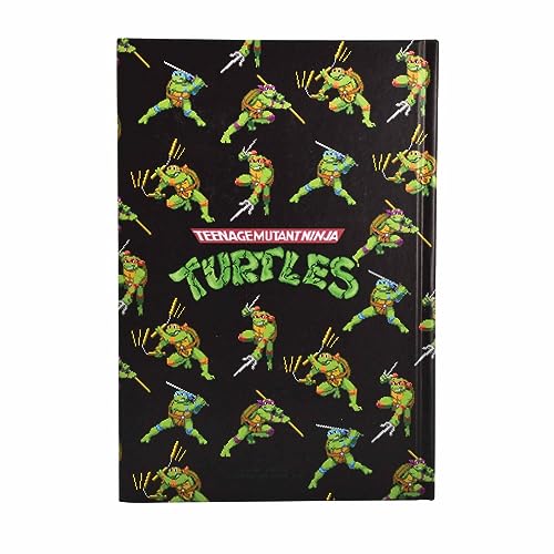Ninja Turtles DIN A5 Notizbuch, 120 Seiten, Liniertes Papier, Offizielles Merch, Ideales Geschenk für TMNT Fans von Blue Sky