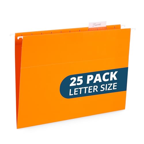 Blue Summit Supplies Hängemappen, 25 verstärkte Hängemappen, entworfen für Zuhause und Büro, farbkodierte Dateiorganisation, Briefgröße, Orange, 25 Stück Blue Summit Supplies Hängemappen, 25 verstärkte Hängemappen, entworfen für Zuhause und Büro, farbkodierte Dateiorganisation, Briefgröße, Orange, 25 Stück von Blue Summit Supplies
