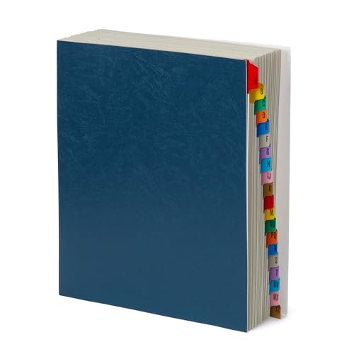 Fächermappe A-Z, 26 Register, Briefgröße, Blau von Blue Summit Supplies