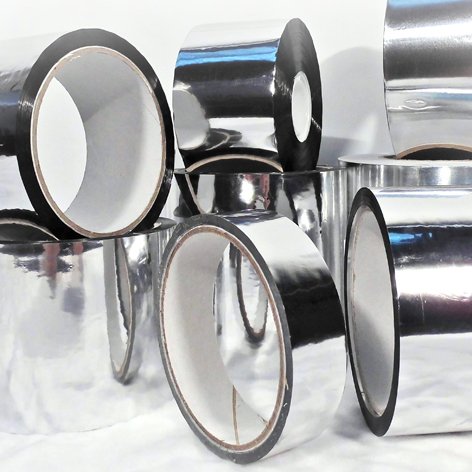 Aluminium PP Klebeband 48mm x 50m Aluminium Klebeband Isolierung Dampfsperre von Blue dolphin