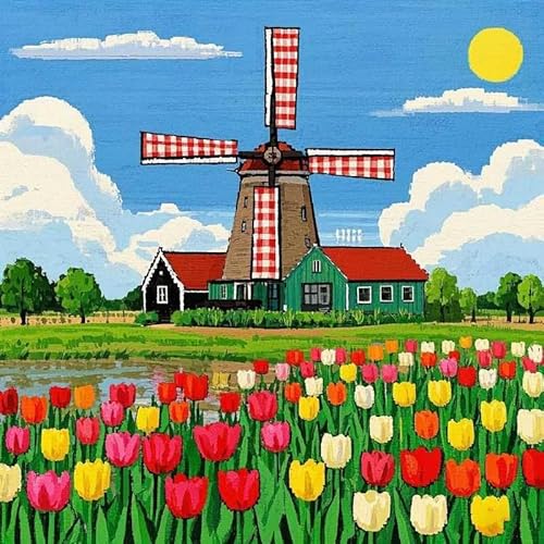 Bluehurric kreuzstich set Vorgedruckt erwachsene anfanger Tulpenwindmühle Stickpackungen Kreuzstich DIY Starter Stickbild Handwerk 11CT Geschenk Heimdekoration Bluehurric kreuzstich set Vorgedruckt erwachsene anfanger Tulpenwindmühle Stickpackungen Kreuzstich DIY Starter Stickbild Handwerk 11CT Geschenk Heimdekoration von Bluehurric