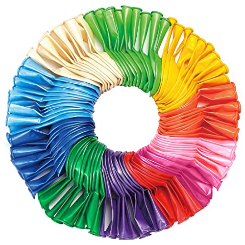 Bluelves 110 Stück Bunte Luftballons, Bunte Ballons, Luftballons Geburtstag Bunt für Luft und Helium, Farbige Ballons Latex Partyballon für Geburtstag und Kindergeburtstag, 11 Farben Bluelves 110 Stück Bunte Luftballons, Bunte Ballons, Luftballons Geburtstag Bunt für Luft und Helium, Farbige Ballons Latex Partyballon für Geburtstag und Kindergeburtstag, 11 Farben von Bluelves