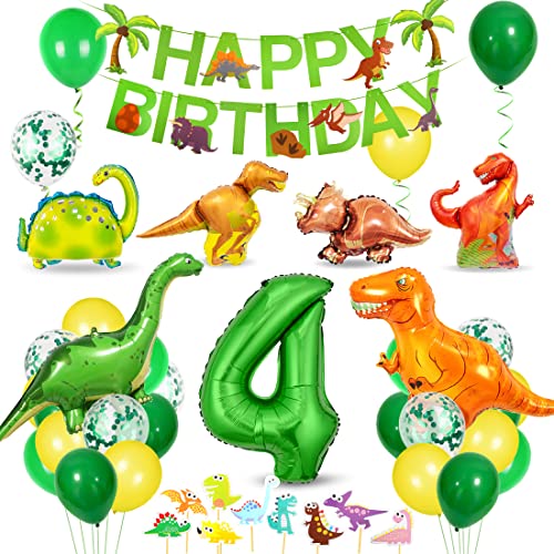 Bluelves Dino Geburtstag Deko 4 jahre, Deko Dinosaurier Geburtstag,Geburtstag Deko 4 jahre junge,Dino Party Kindergeburtstag, Luftballons Grün für Dinosaurier Party Dschungel Party Kinder Bluelves Dino Geburtstag Deko 4 jahre, Deko Dinosaurier Geburtstag,Geburtstag Deko 4 jahre junge,Dino Party Kindergeburtstag, Luftballons Grün für Dinosaurier Party Dschungel Party Kinder von Bluelves