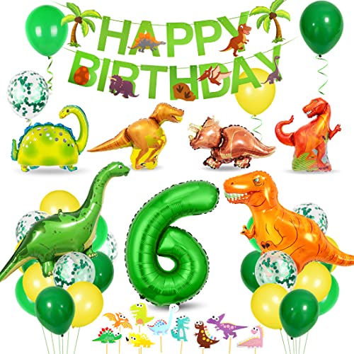 Bluelves Dino Geburtstag Deko 6 jahre, Deko Dinosaurier Geburtstag,Geburtstag Deko 6 jahre junge,Dino Party Kindergeburtstag, Luftballons Grün für Dinosaurier Party Dschungel Party Kinder Bluelves Dino Geburtstag Deko 6 jahre, Deko Dinosaurier Geburtstag,Geburtstag Deko 6 jahre junge,Dino Party Kindergeburtstag, Luftballons Grün für Dinosaurier Party Dschungel Party Kinder von Bluelves