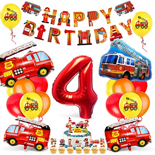 Feuerwehrauto 4 Geburtstag Luftballon, Kindergeburtstag Feuerwehrauto Deko, 4 Geburtstag Feuerwehrauto Dekoration, Junge Kindergeburtstag Deko Feuerwehrmann, Folienballon Luftballon Feuerwehrauto 4 Geburtstag Luftballon, Kindergeburtstag Feuerwehrauto Deko, 4 Geburtstag Feuerwehrauto Dekoration, Junge Kindergeburtstag Deko Feuerwehrmann, Folienballon Luftballon von Bluelves