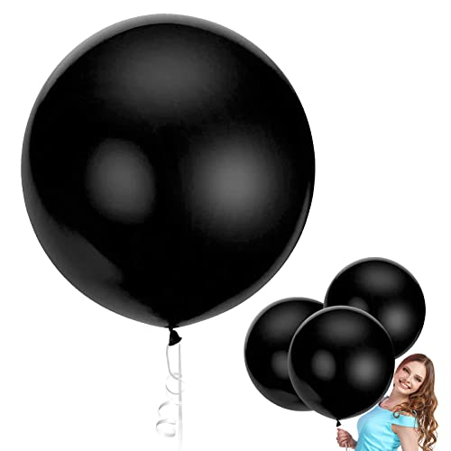 Riesen Luftballons Schwarz, Grosse Luftballons Schwarz, XXL Luftballon Schwarz 90cm, Riesige Luftballons, Latex Riesige Ballon für Hochzeit Geburtstag Kindergeburtstag Event Karnevals Deko Riesen Luftballons Schwarz, Grosse Luftballons Schwarz, XXL Luftballon Schwarz 90cm, Riesige Luftballons, Latex Riesige Ballon für Hochzeit Geburtstag Kindergeburtstag Event Karnevals Deko von Bluelves