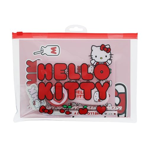 Blueprint Collections Hello Kitty Super Schreibwaren-Set | A5-Notizbuch, Aufkleber, Stift, Bleistift und mehr | Niedliches Schulbedarf & Schreibset Blueprint Collections Hello Kitty Super Schreibwaren-Set | A5-Notizbuch, Aufkleber, Stift, Bleistift und mehr | Niedliches Schulbedarf & Schreibset von Blueprint Collections
