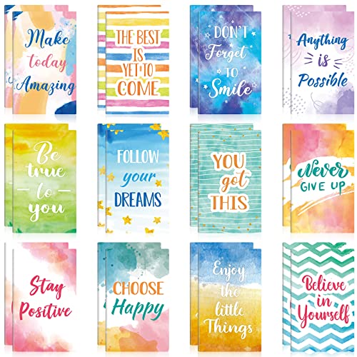 24 Stück Softcover Inspirierende Notizblöcke Mini Motivierendes Zitate Notizbuch Kleines Buntes Tasche Tagebuch Notizblock Inspirierendes Notizbuch für Schule Büro Heim Zubehör 12 Stile 24 Stück Softcover Inspirierende Notizblöcke Mini Motivierendes Zitate Notizbuch Kleines Buntes Tasche Tagebuch Notizblock Inspirierendes Notizbuch für Schule Büro Heim Zubehör 12 Stile von Blulu